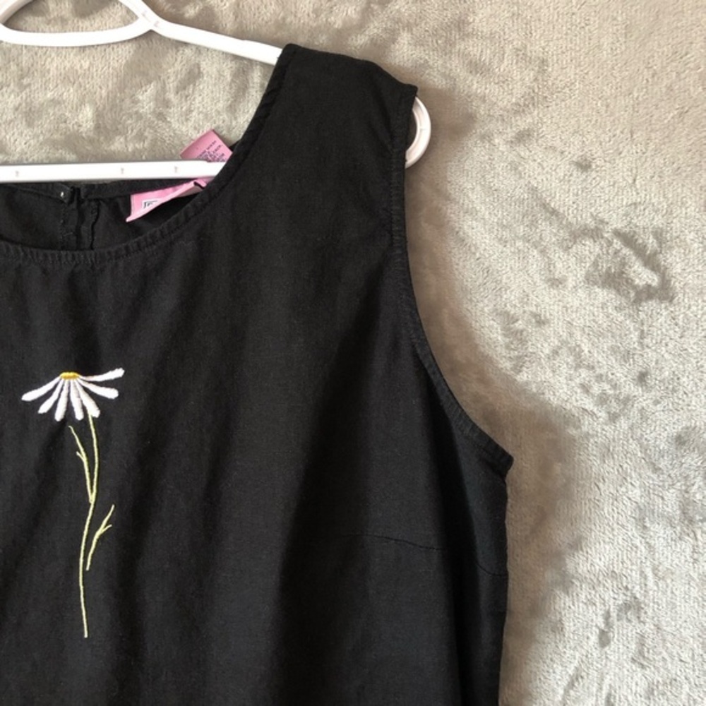 Sleeveless‎ Linen Blend Floral Dress Size 22W Knee Length Premier International - Picture 5 of 15